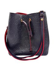 Louis Vuitton NeoNoe MM Embossed Monogram Empreinte Marine Rouge